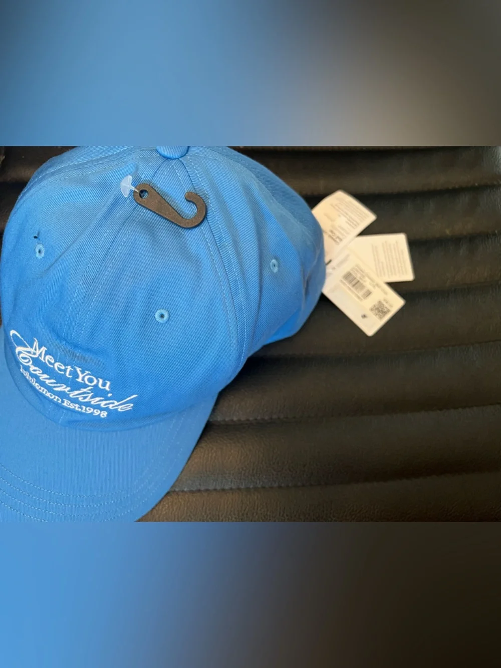 NWT $38 Lululemon Classic Unisex L/XL Ball Cap Pool Blue/White